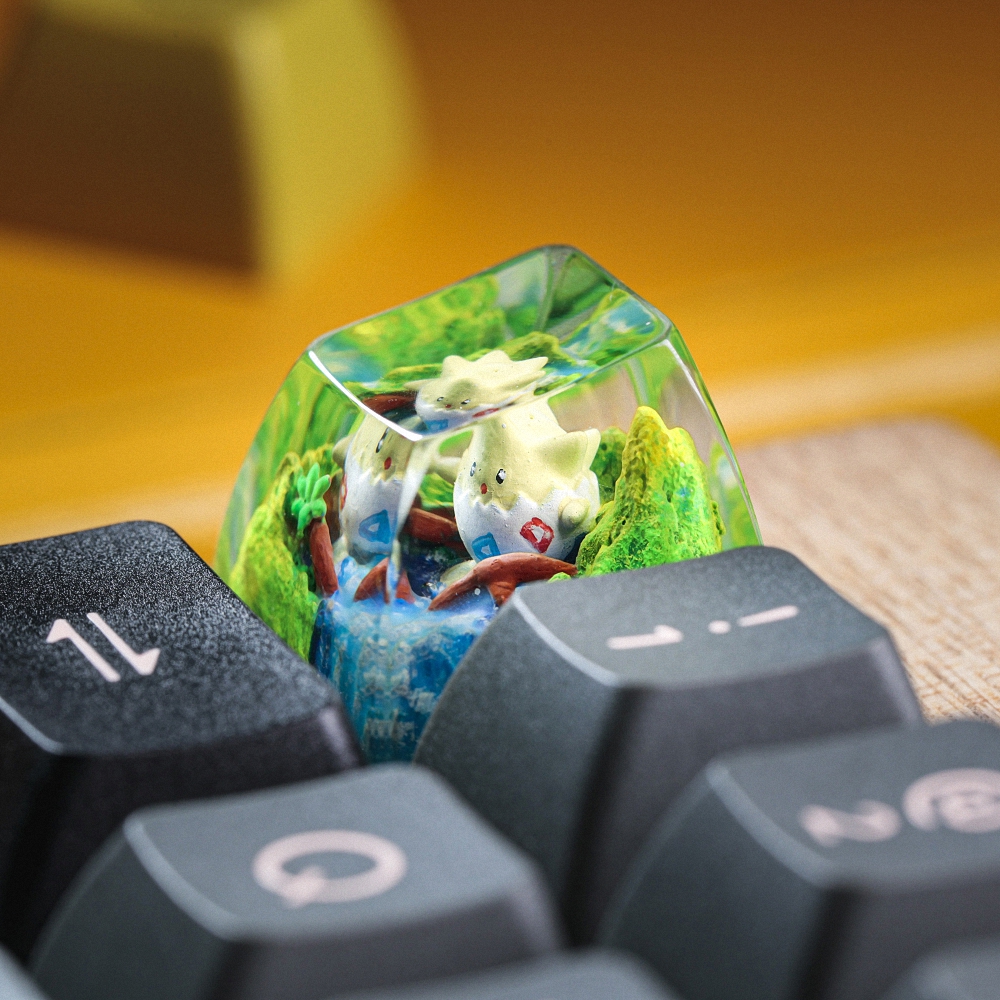 Pokemon - Togepi Artisan Keycap Breakwooden 6