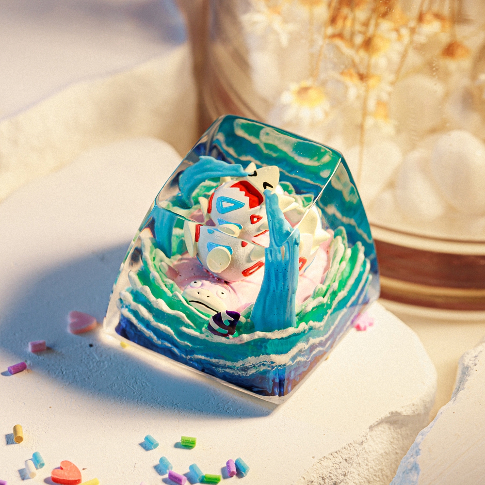 Pokemon - Togepi Artisan Keycap Breakwooden 8