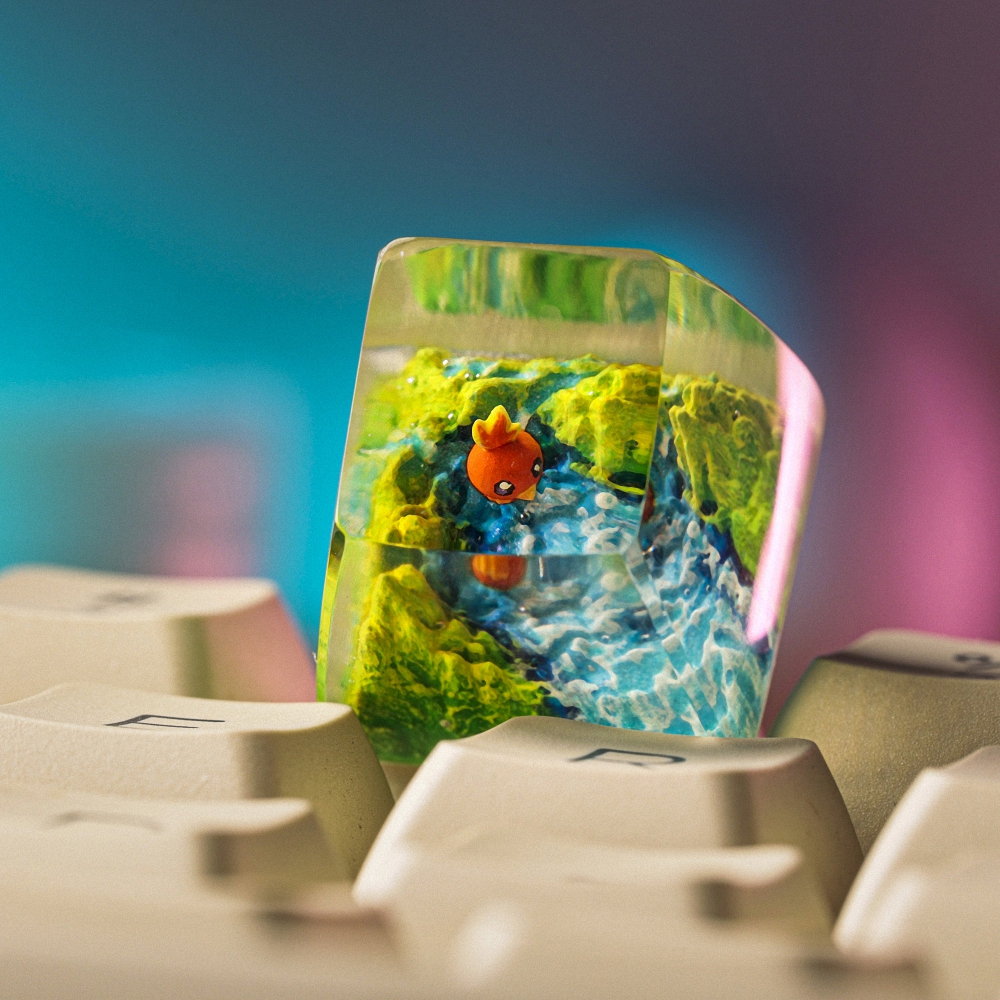 Pokemon - Torchic Artisan Keycap Breakwooden 2