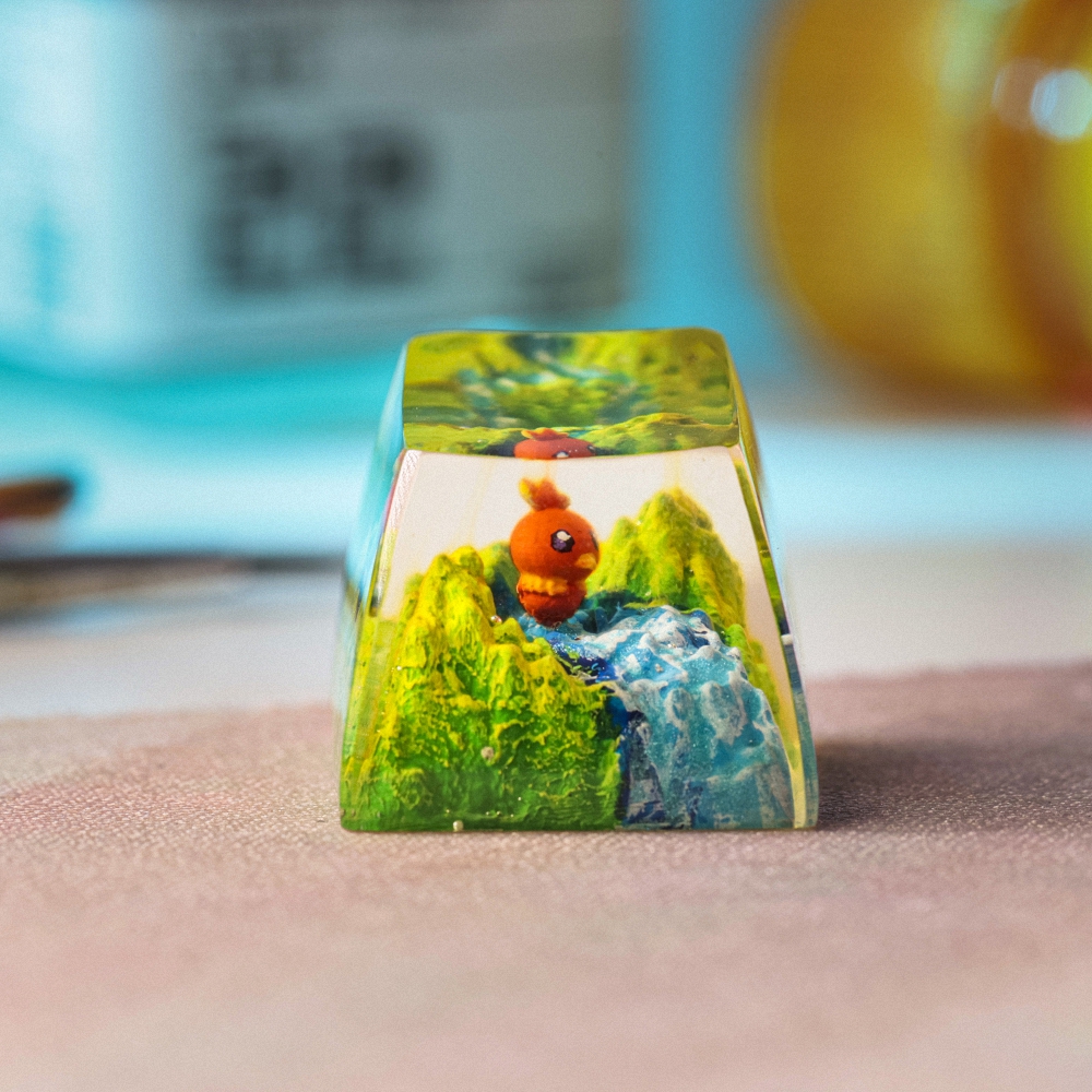 Pokemon - Torchic Artisan Keycap Breakwooden 2