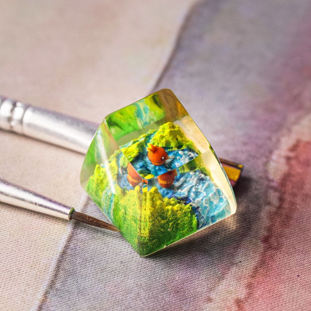 Pokemon - Torchic Artisan Keycap Breakwooden 2