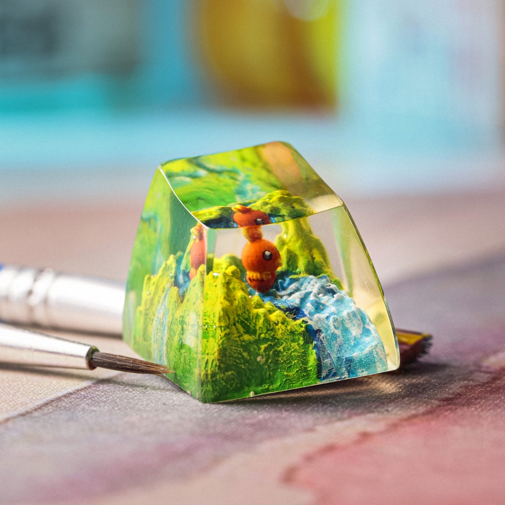 Pokemon - Torchic Artisan Keycap Breakwooden 2