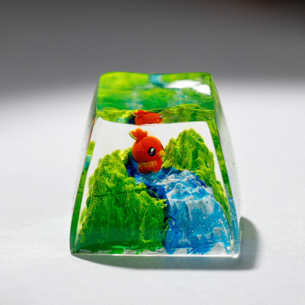 Pokemon - Torchic Artisan Keycap Breakwooden 3