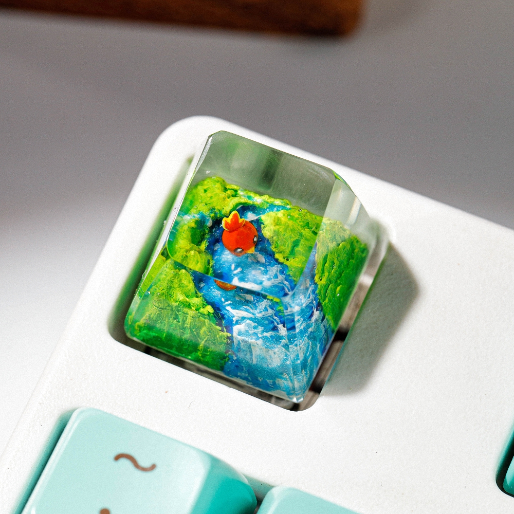 Pokemon - Torchic Artisan Keycap Breakwooden 3