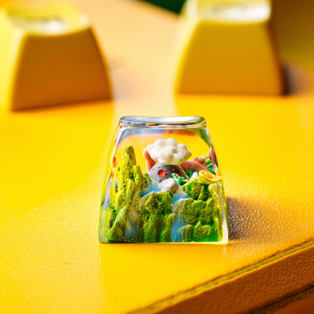 Pokemon - Torkoal Artisan Keycap Breakwooden 2