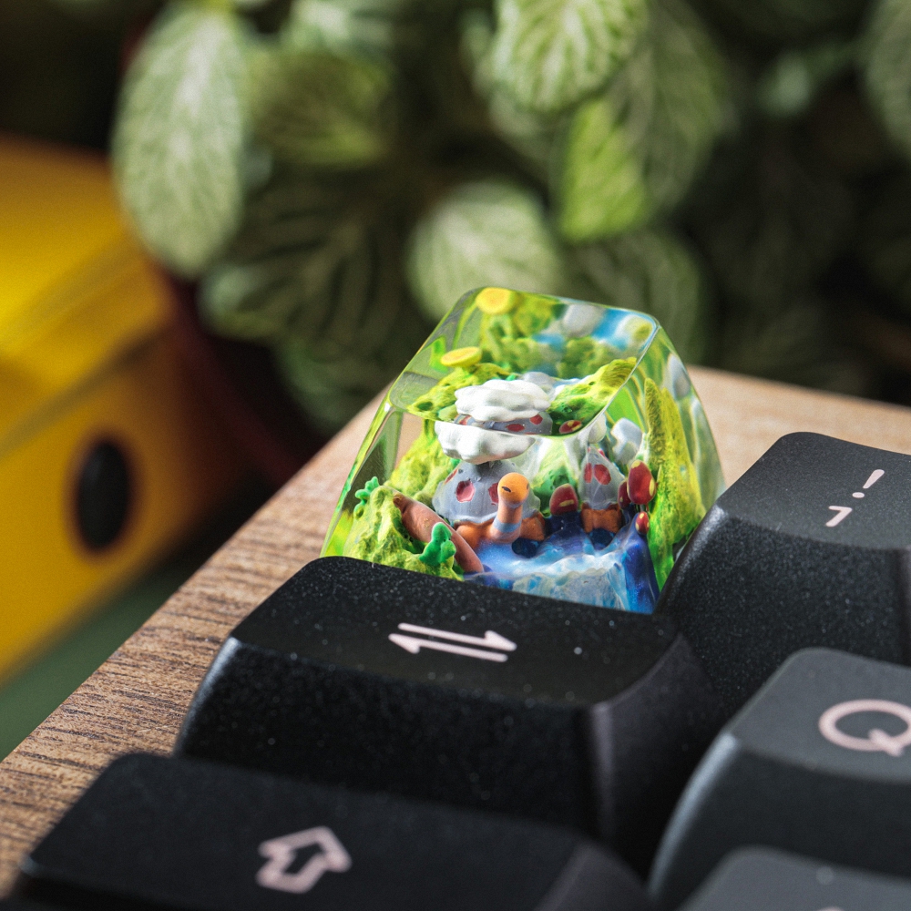 Pokemon - Torkoal Artisan Keycap Breakwooden 3