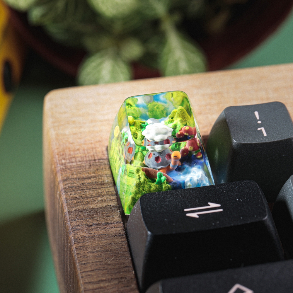 Pokemon - Torkoal Artisan Keycap Breakwooden 3