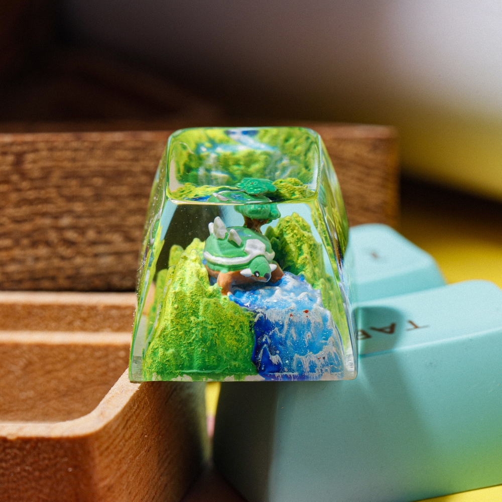 Pokemon - Torterra Artisan Keycap Breakwooden
