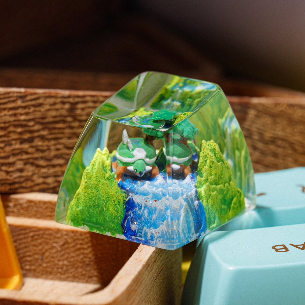 Pokemon - Torterra Artisan Keycap Breakwooden