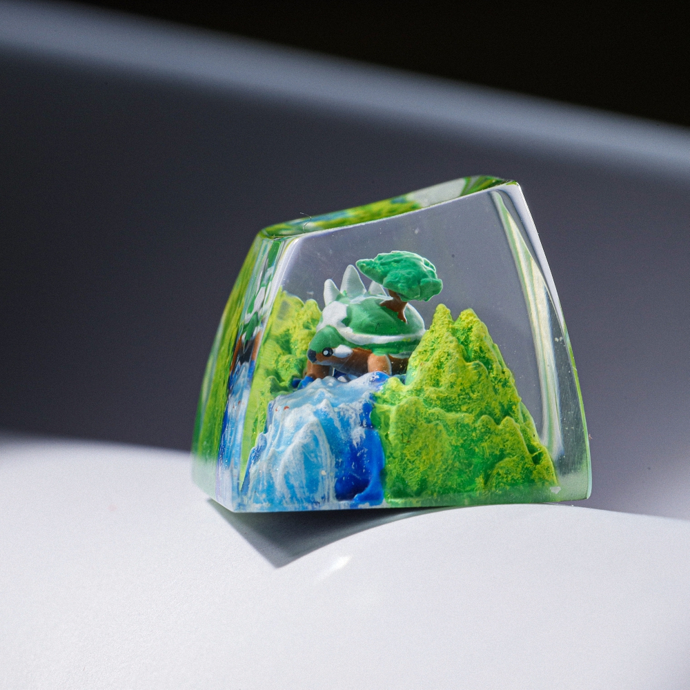 Pokemon - Torterra Artisan Keycap Breakwooden