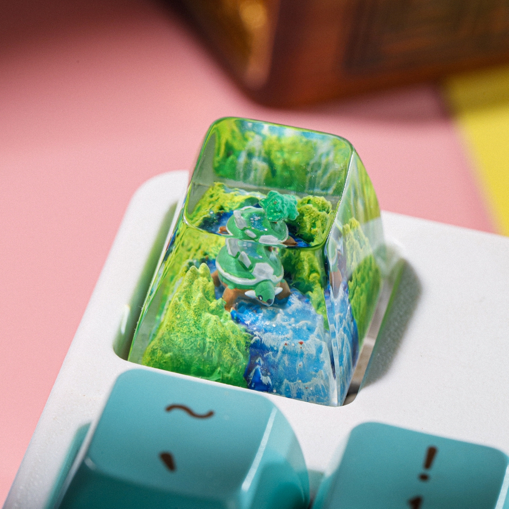 Pokemon - Torterra Artisan Keycap Breakwooden
