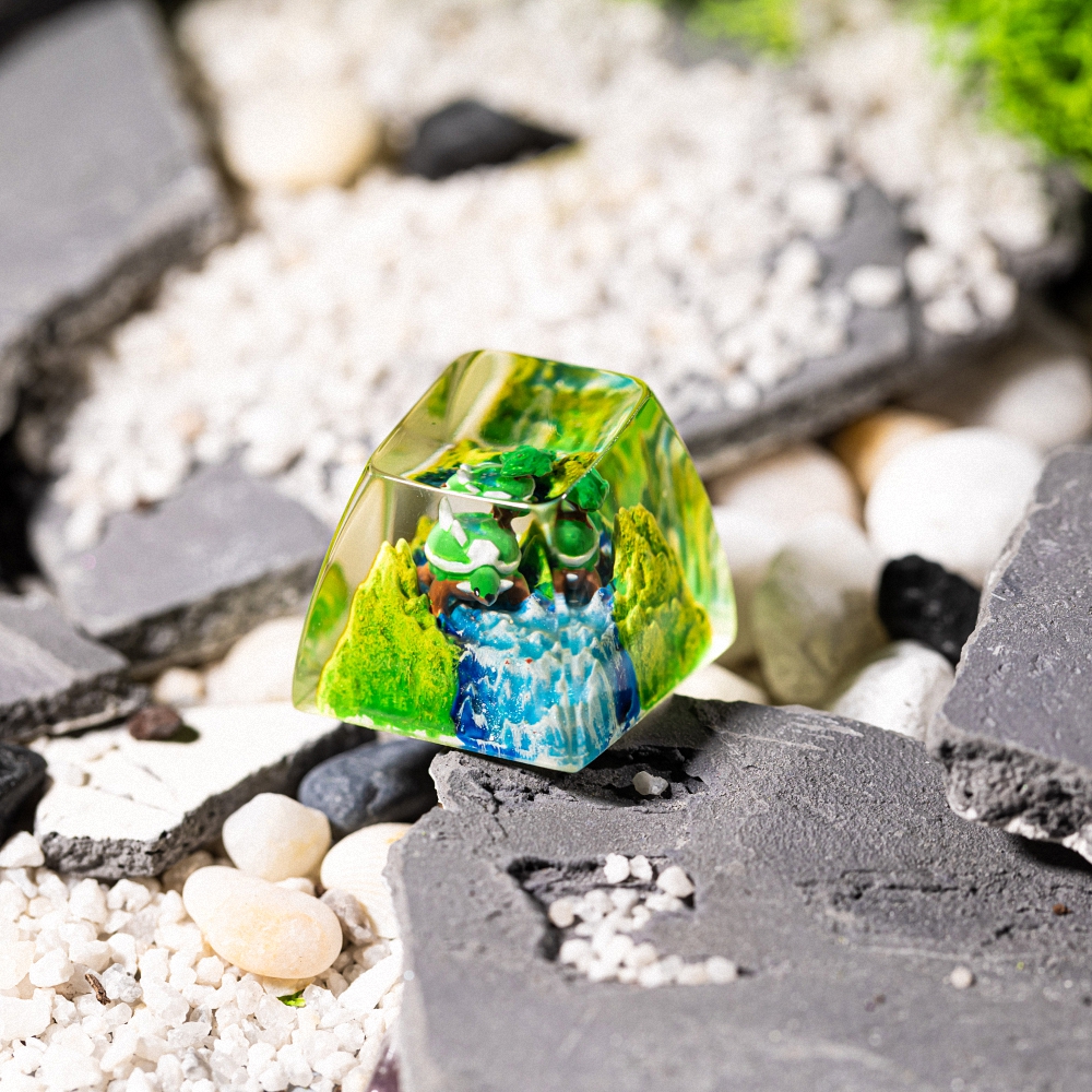 Pokemon - Torterra Artisan Keycap Breakwooden 4