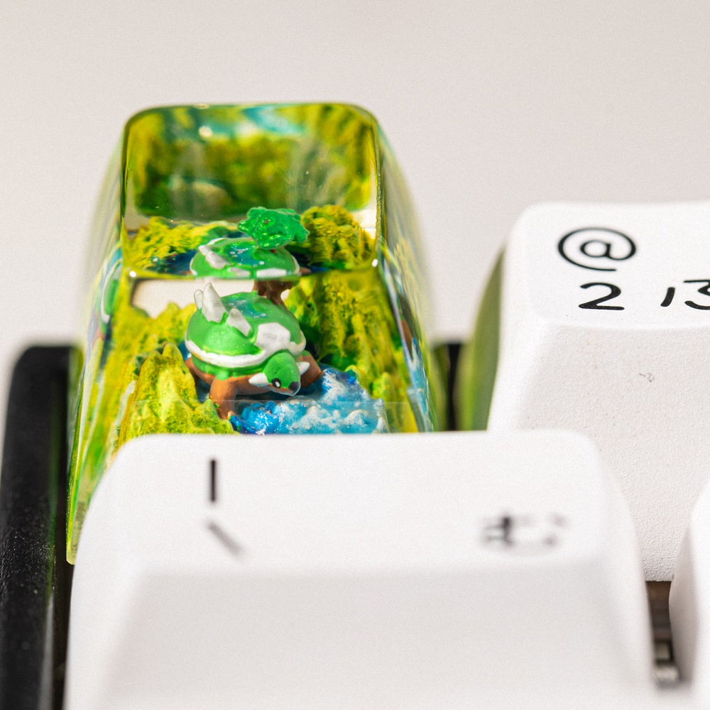 Pokemon - Torterra Artisan Keycap Breakwooden 5
