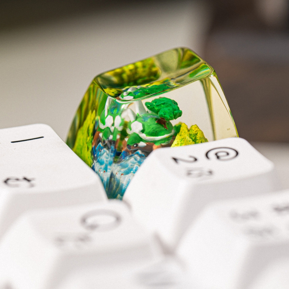 Pokemon - Torterra Artisan Keycap Breakwooden 5