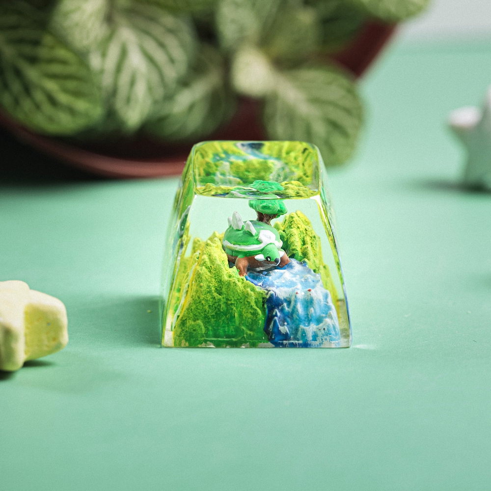 Pokemon - Torterra Artisan Keycap Breakwooden 6