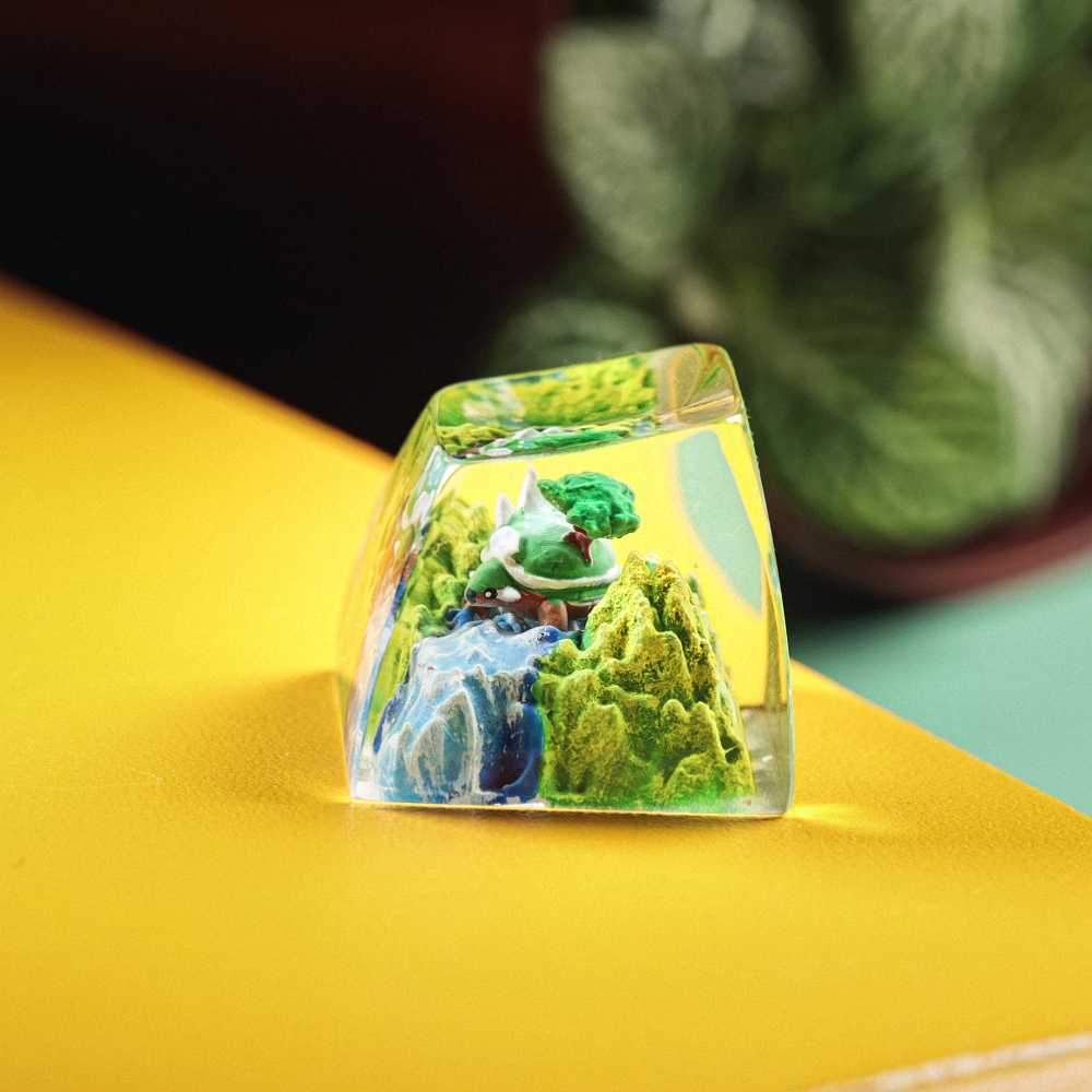 Pokemon - Torterra Artisan Keycap Breakwooden 7