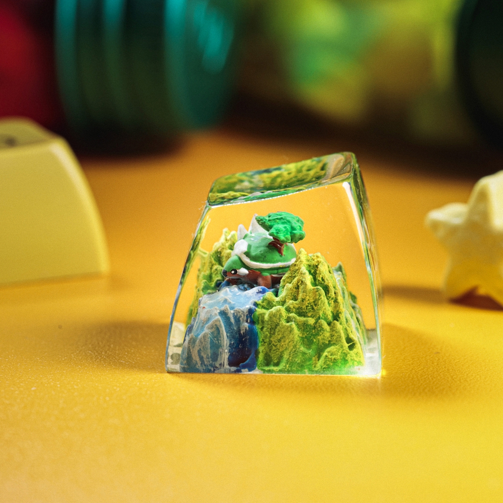 Pokemon - Torterra Artisan Keycap Breakwooden 7