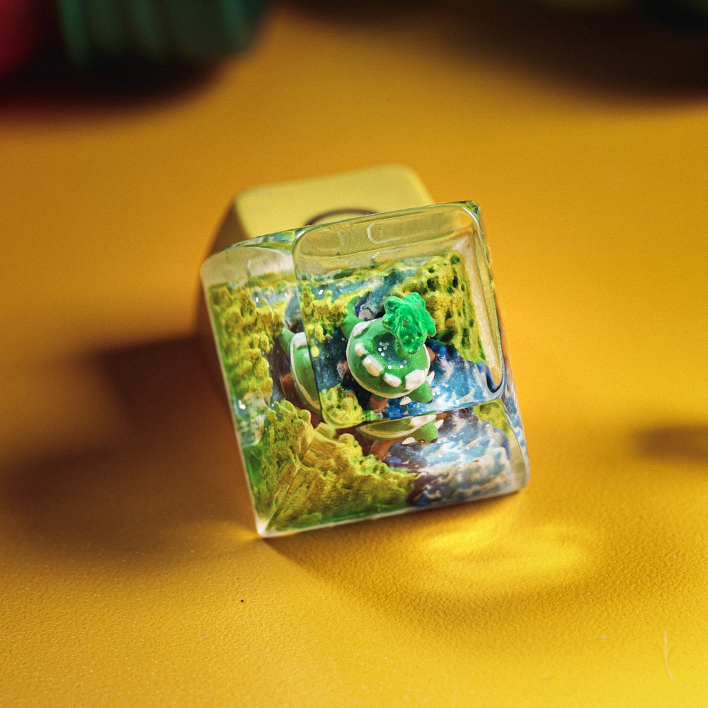 Pokemon - Torterra Artisan Keycap Breakwooden 7