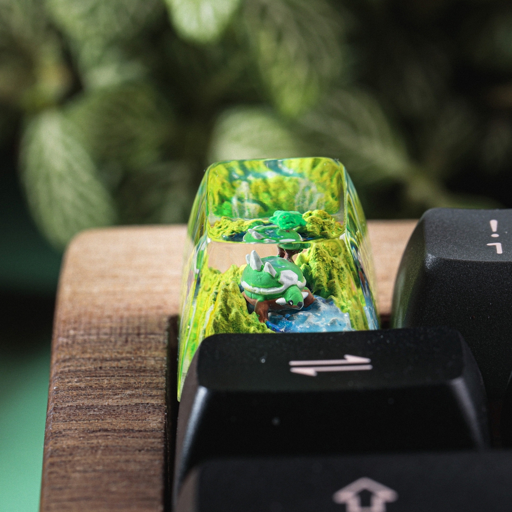 Pokemon - Torterra Artisan Keycap Breakwooden 8