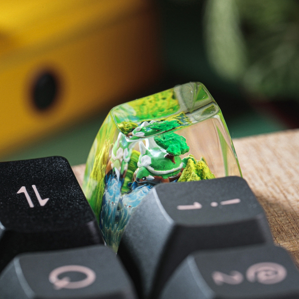 Pokemon - Torterra Artisan Keycap Breakwooden 8
