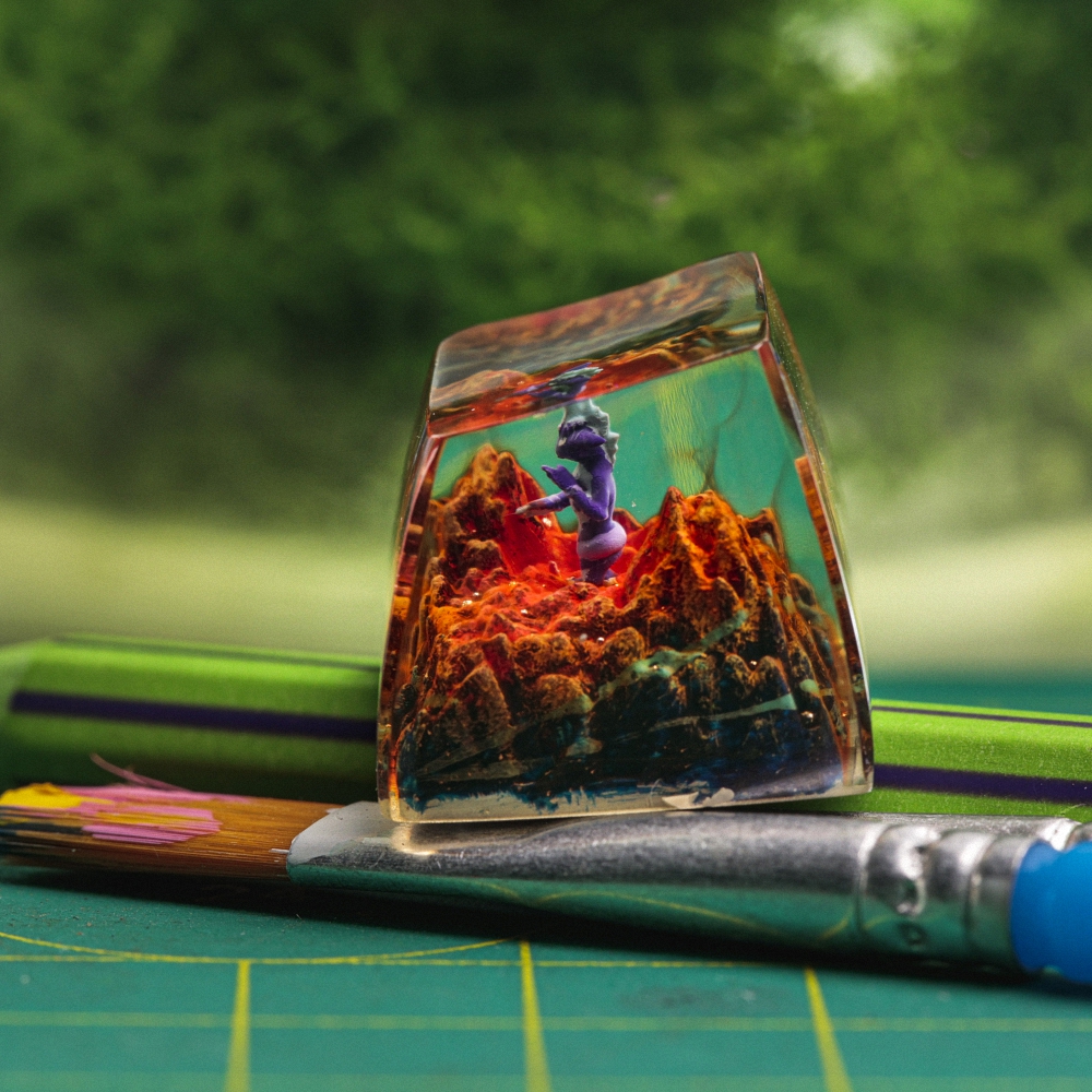 Pokemon - Toxtricity Artisan Keycap Breakwooden 3