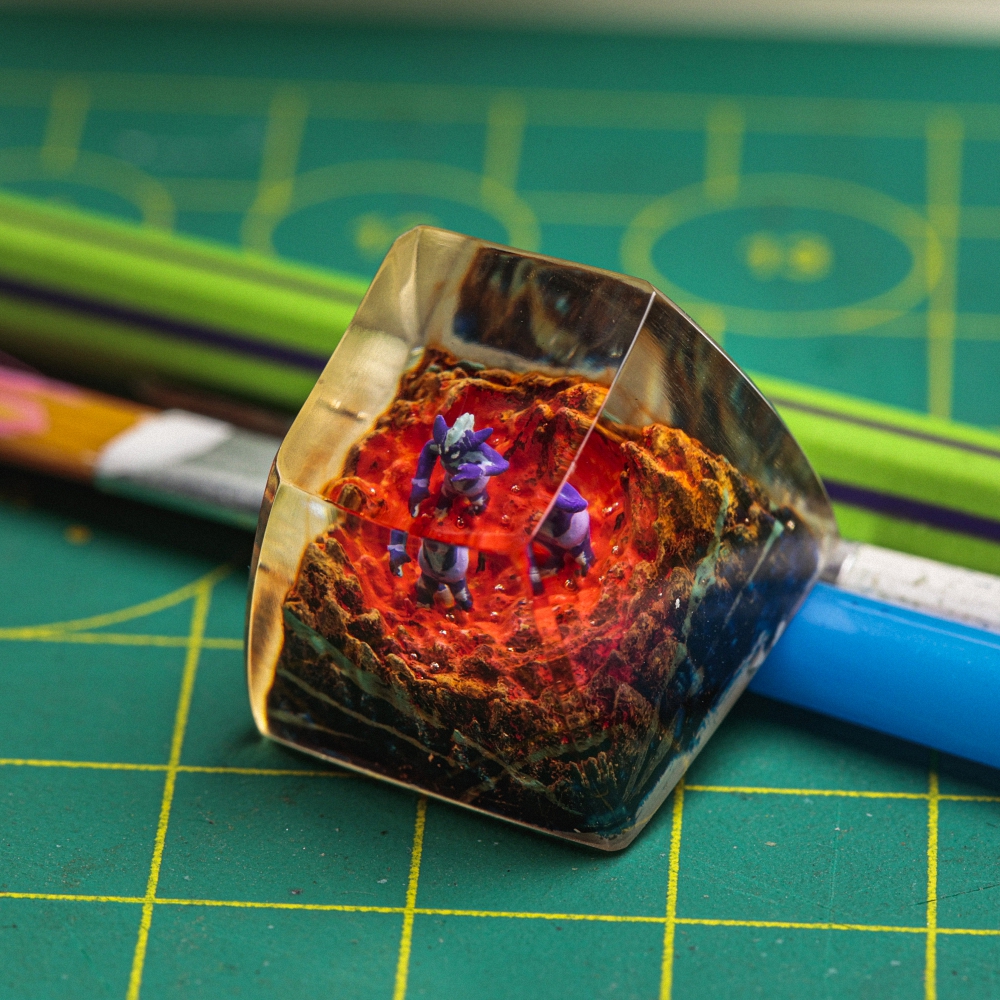 Pokemon - Toxtricity Artisan Keycap Breakwooden 3