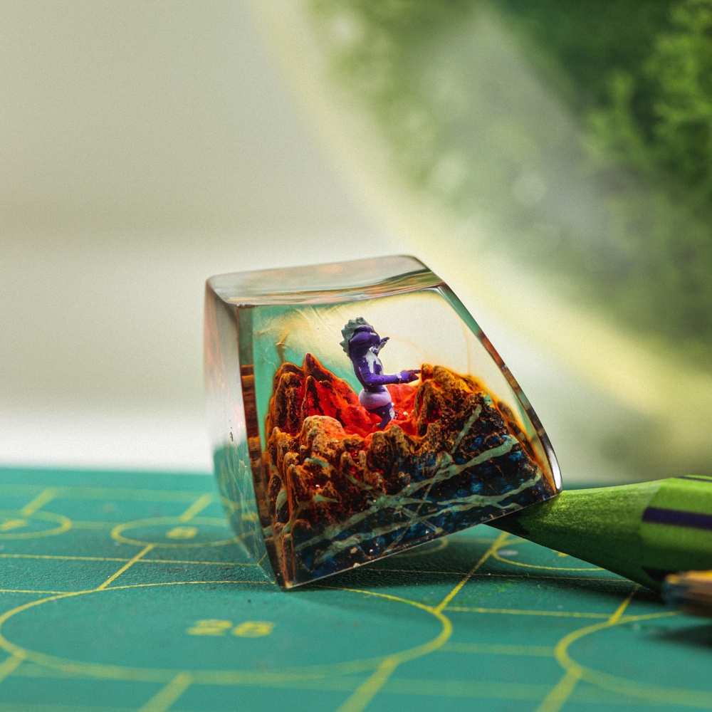 Pokemon - Toxtricity Artisan Keycap Breakwooden 3