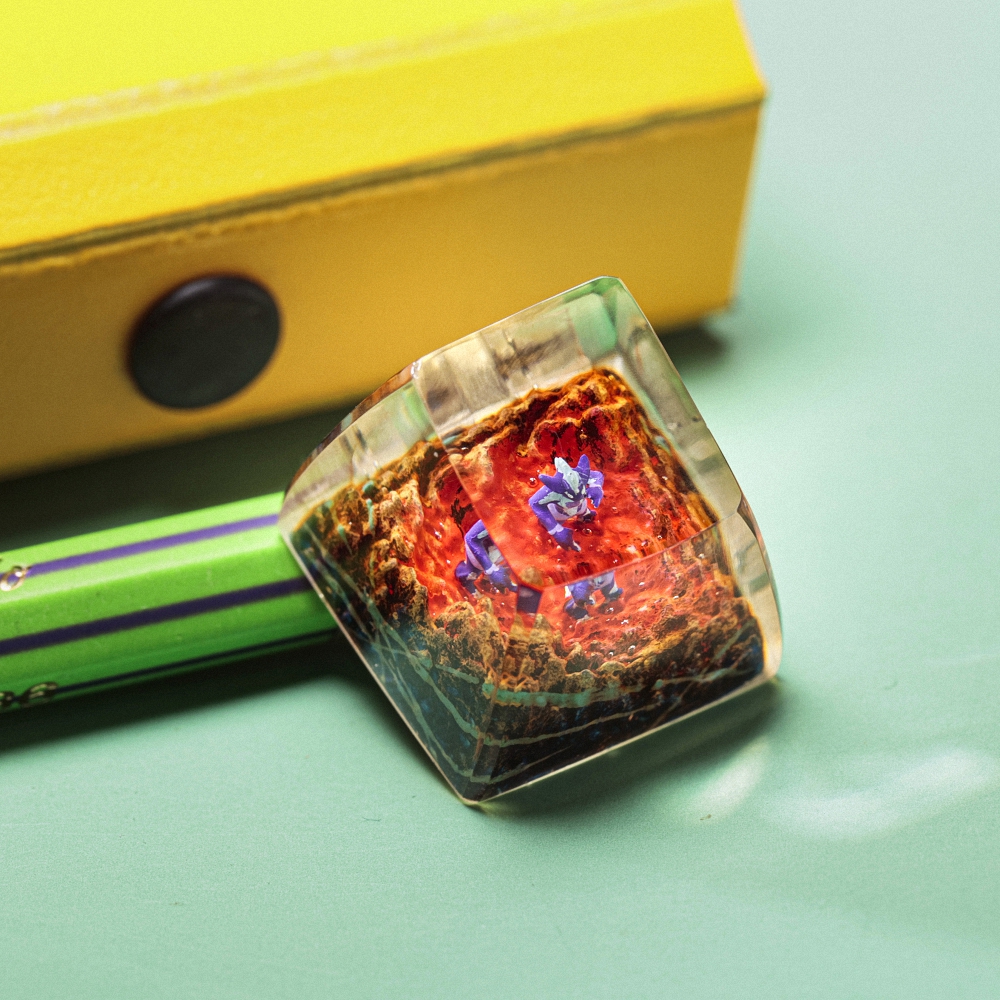 Pokemon - Toxtricity Artisan Keycap Breakwooden 5