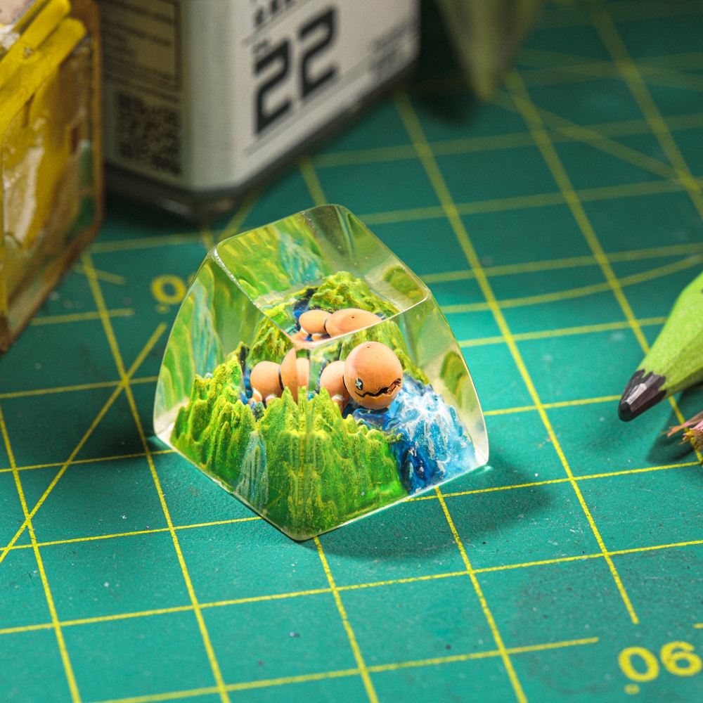 Pokemon - Trapinch Artisan Keycap Breakwooden 2