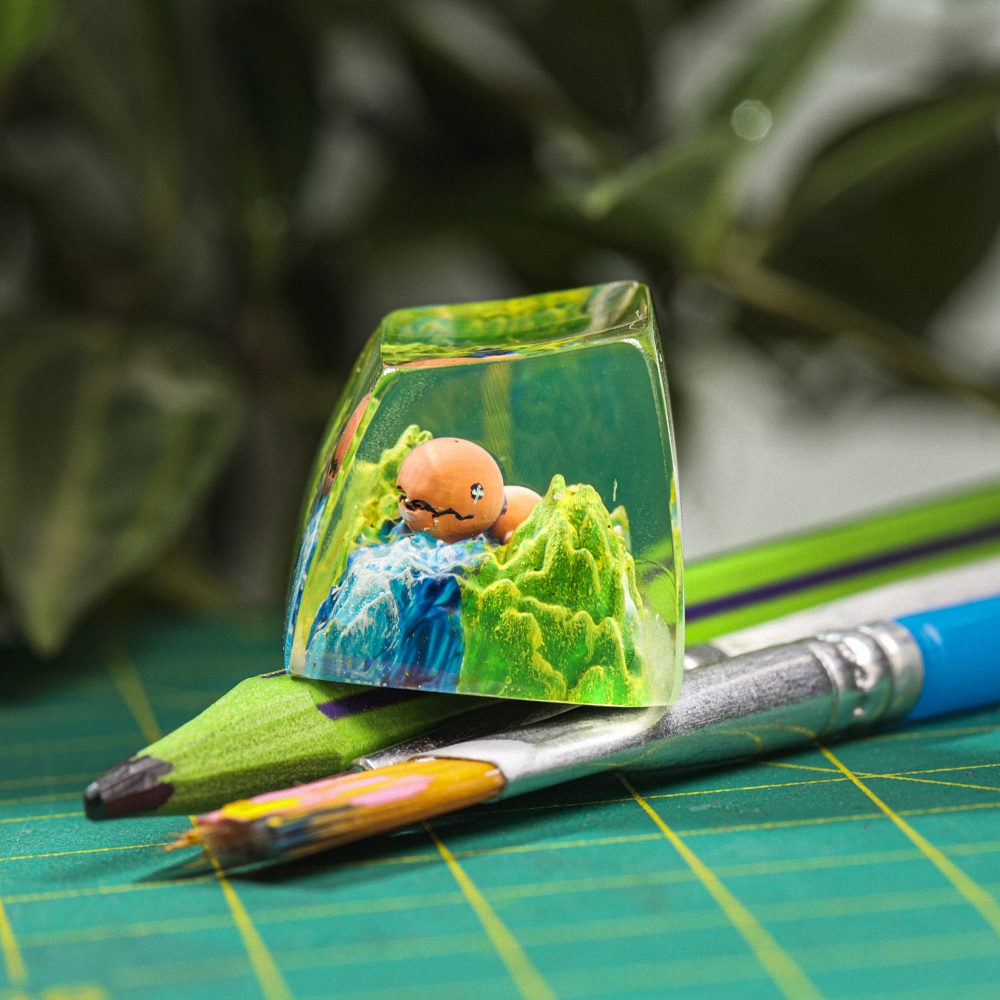 Pokemon - Trapinch Artisan Keycap Breakwooden 2