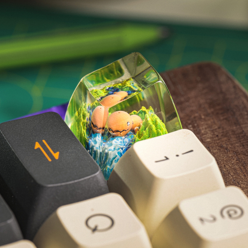Pokemon - Trapinch Artisan Keycap Breakwooden 3