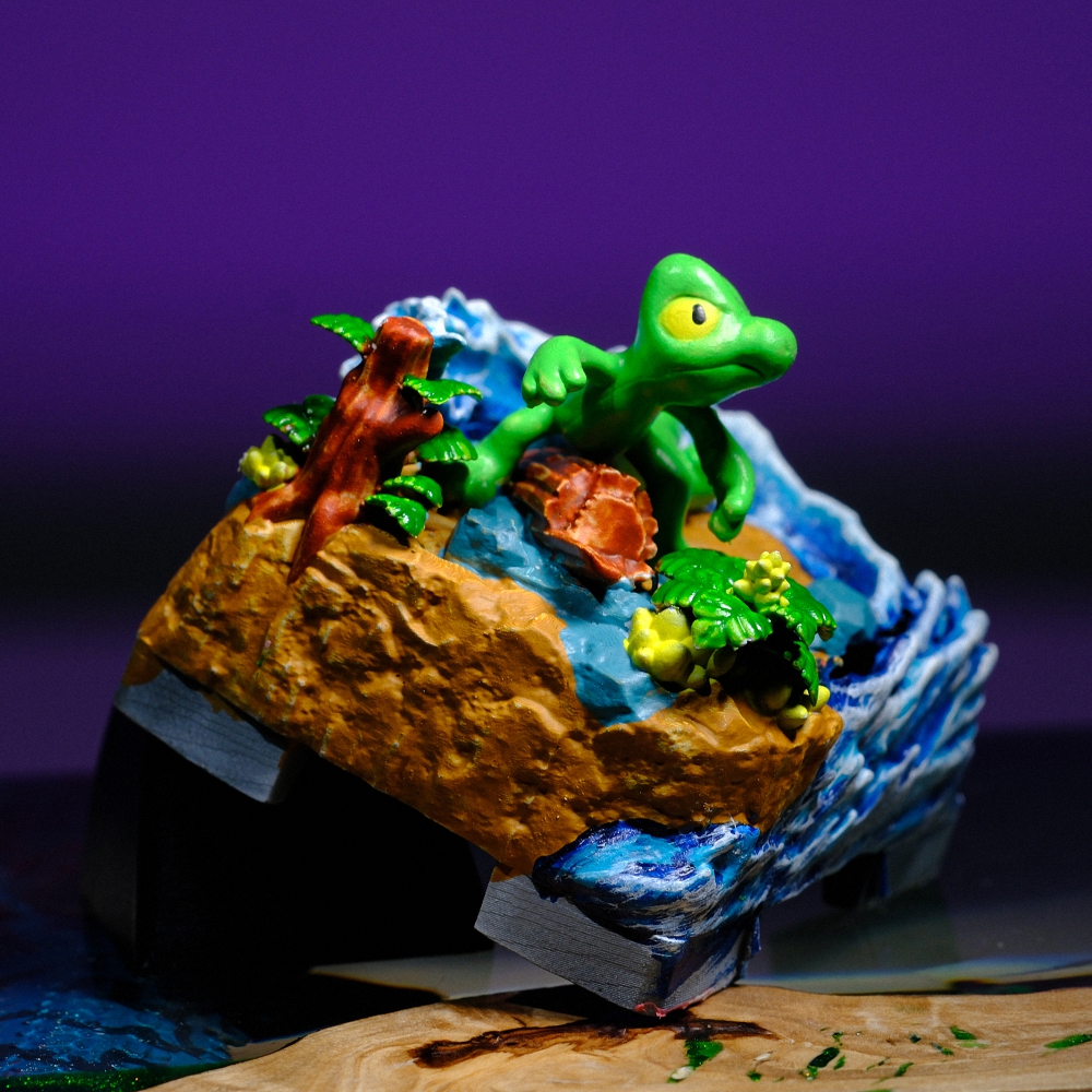 Pokemon - Treecko Artisan Keycap Breakwooden 3