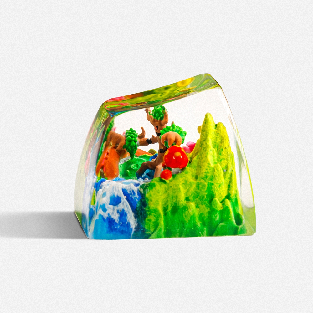 Pokemon - Trevenant Artisan Keycap Breakwooden