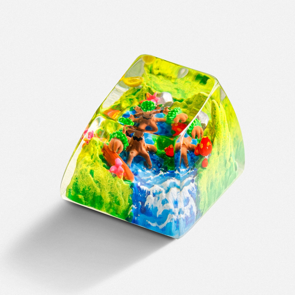 Pokemon - Trevenant Artisan Keycap Breakwooden