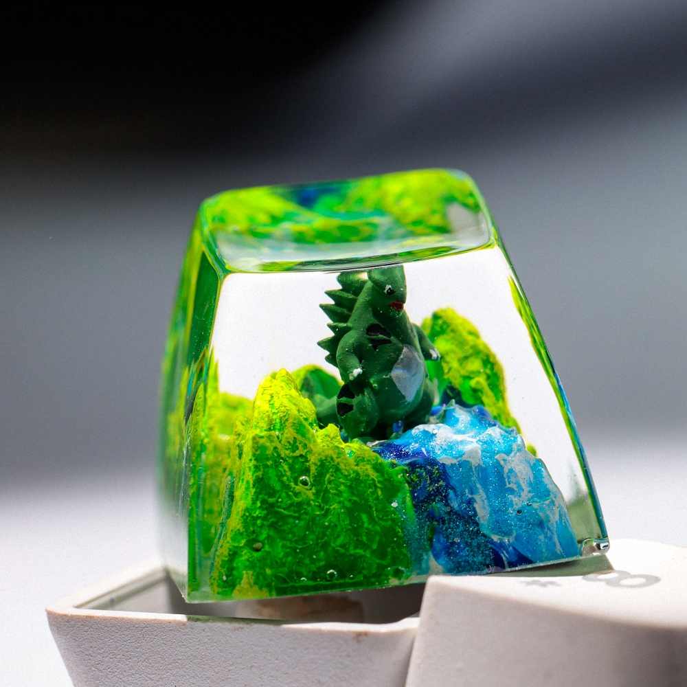 Pokemon - Tyranitar Artisan Keycap Breakwooden