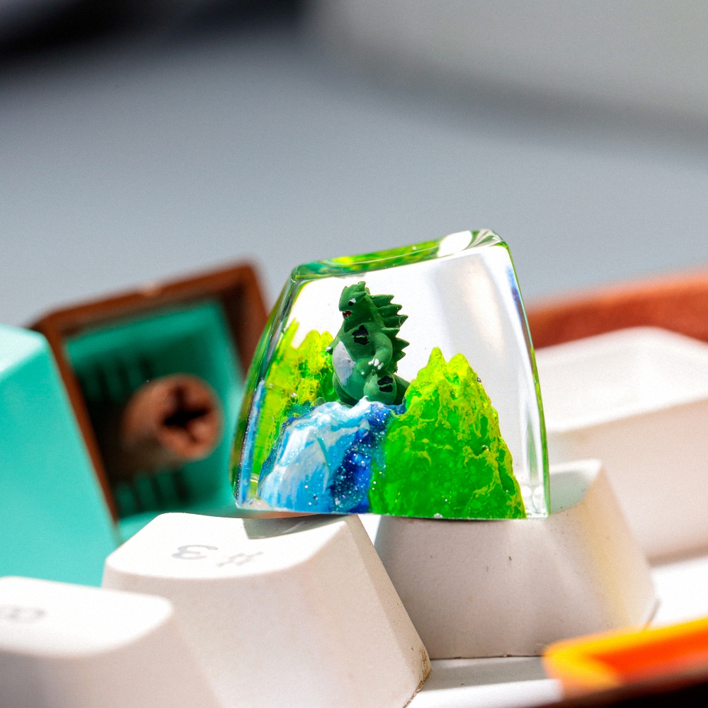 Pokemon - Tyranitar Artisan Keycap Breakwooden