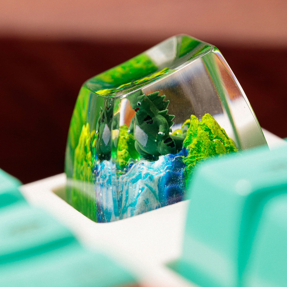 Pokemon - Tyranitar Artisan Keycap Breakwooden