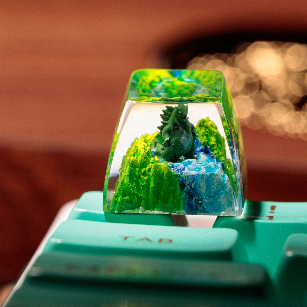 Pokemon - Tyranitar Artisan Keycap Breakwooden