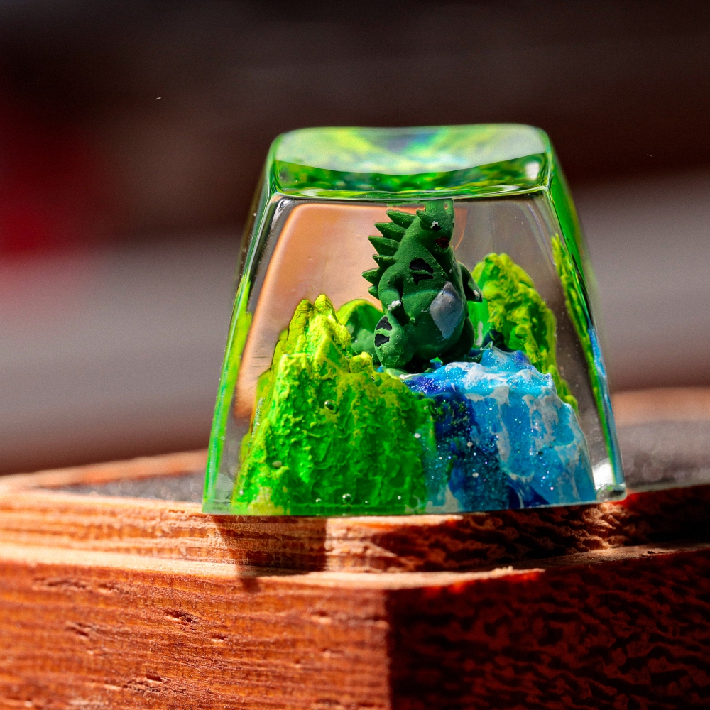 Pokemon - Tyranitar Artisan Keycap Breakwooden 2