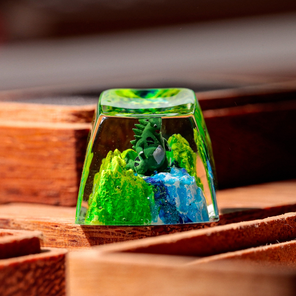 Pokemon - Tyranitar Artisan Keycap Breakwooden 2