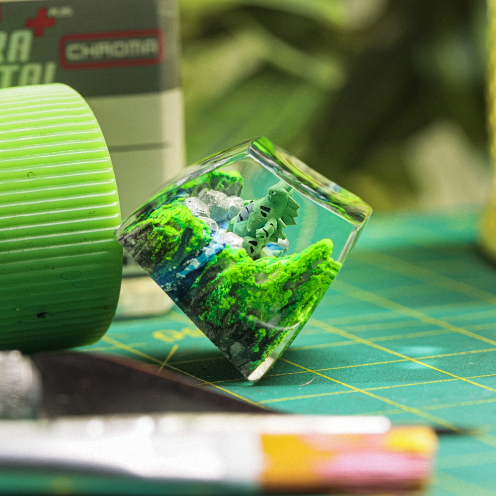 Pokemon - Tyranitar Artisan Keycap Breakwooden 3