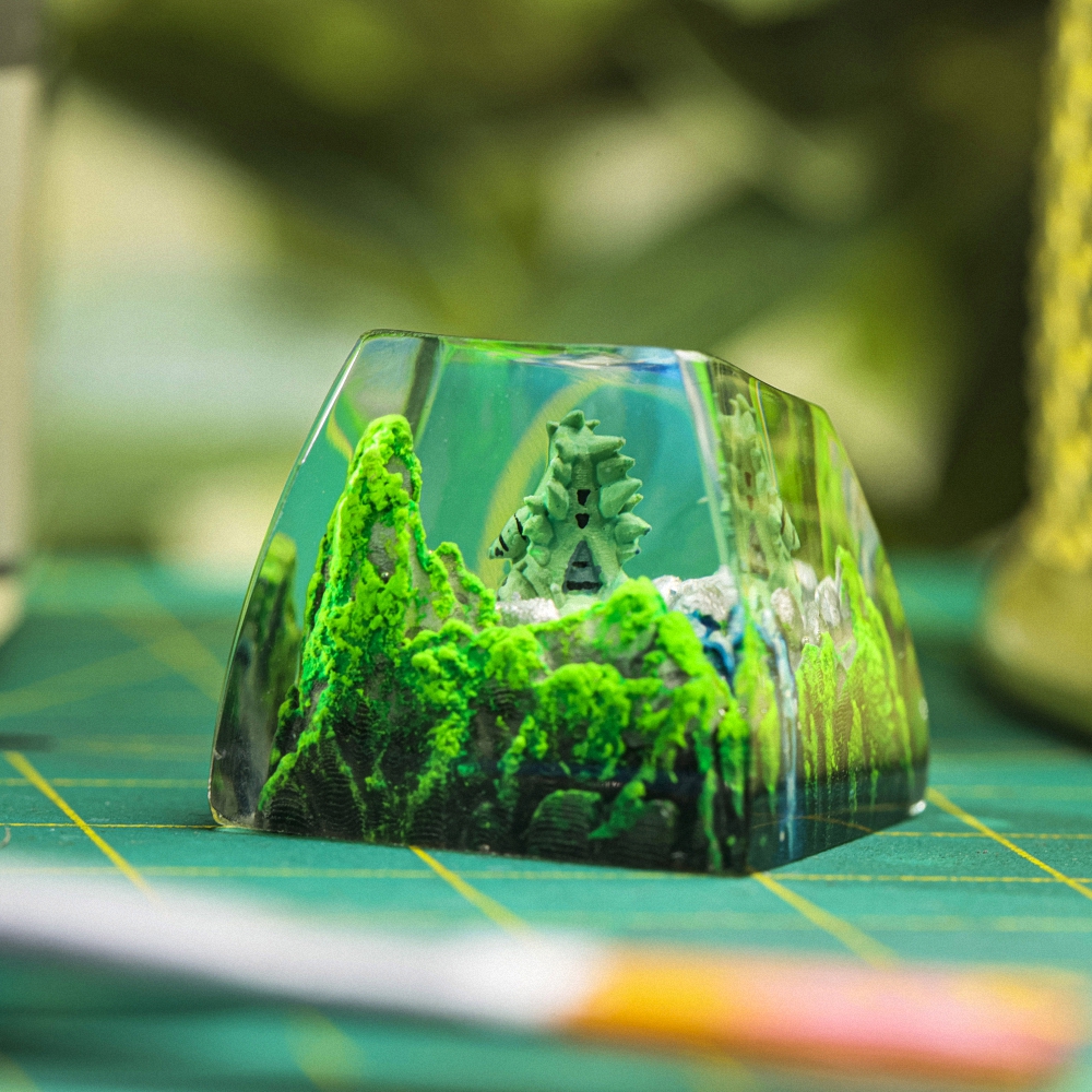 Pokemon - Tyranitar Artisan Keycap Breakwooden 3