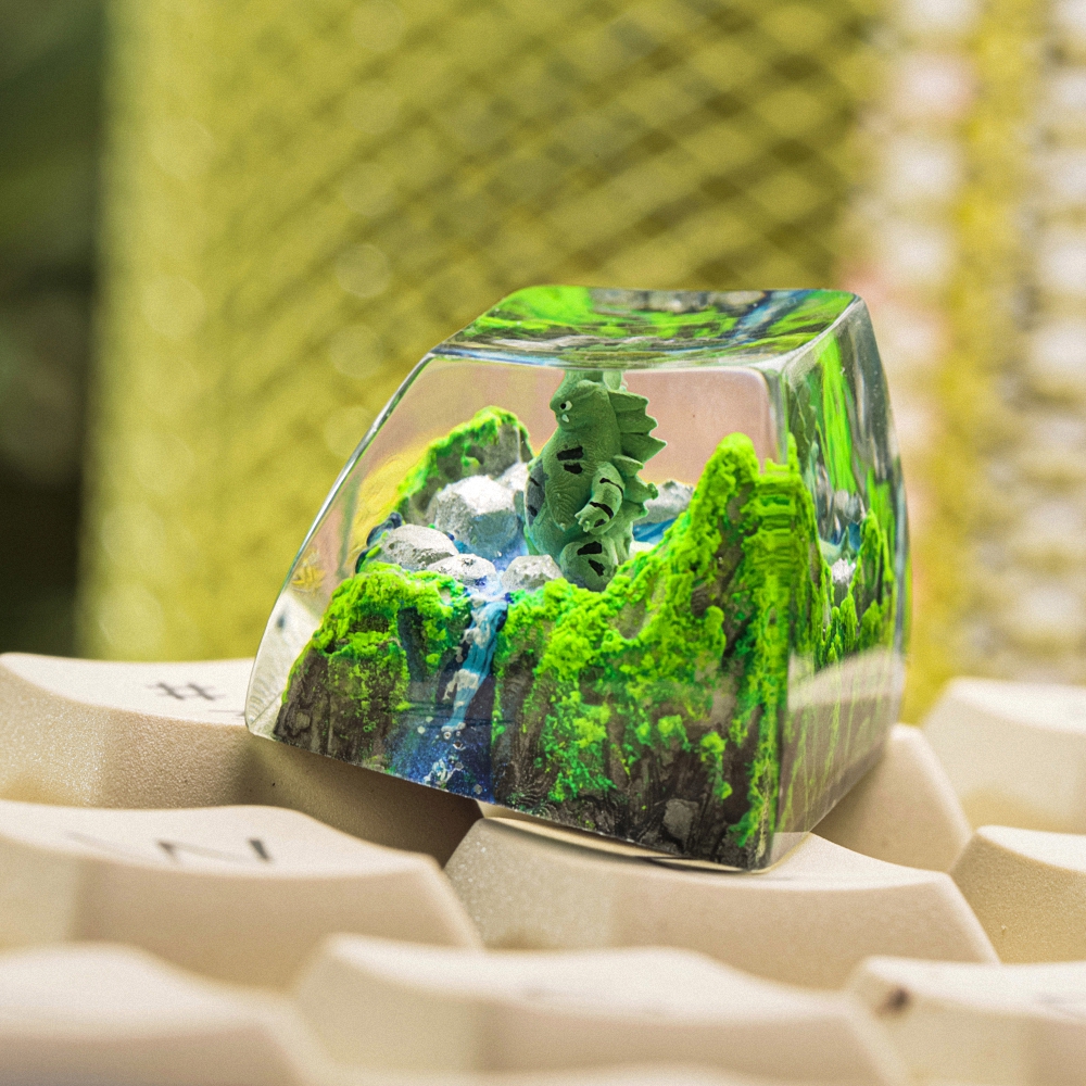 Pokemon - Tyranitar Artisan Keycap Breakwooden 3