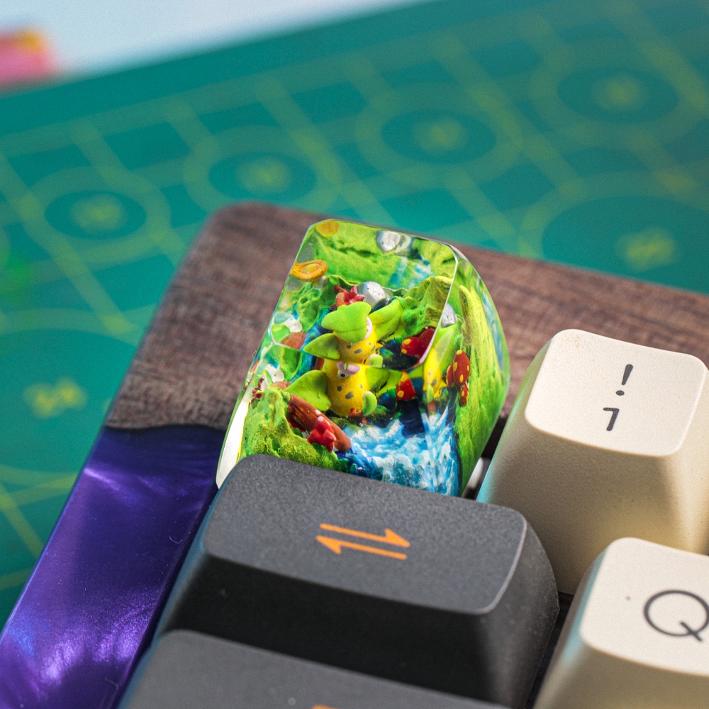Pokemon - Victreebel Artisan Keycap Breakwooden 2