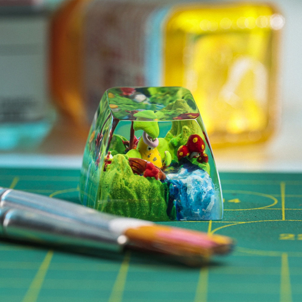 Pokemon - Victreebel Artisan Keycap Breakwooden 3