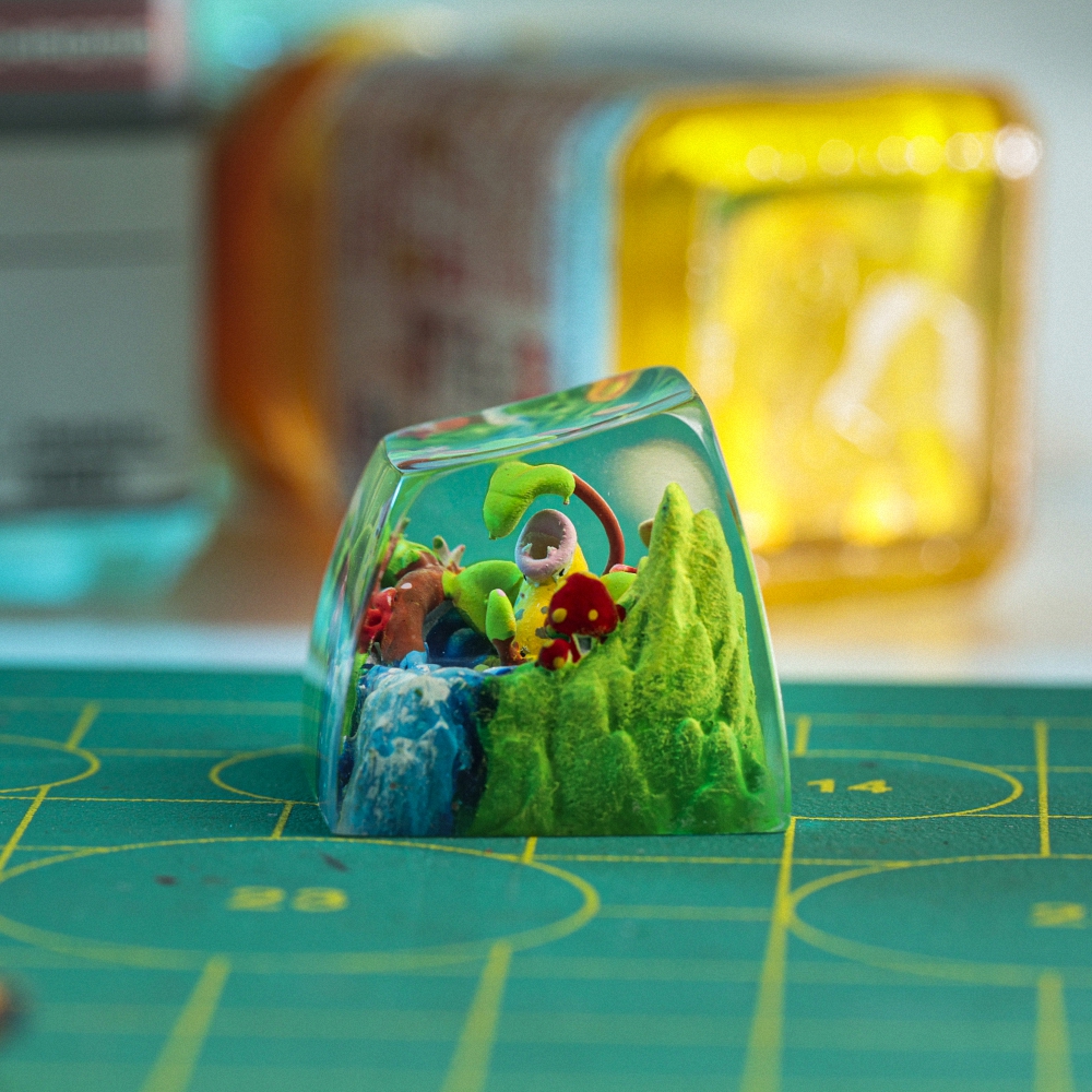 Pokemon - Victreebel Artisan Keycap Breakwooden 3