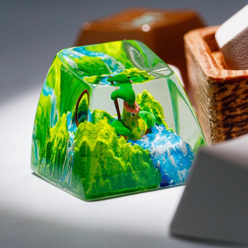 Pokemon - Victreebel Artisan Keycap Breakwooden 4