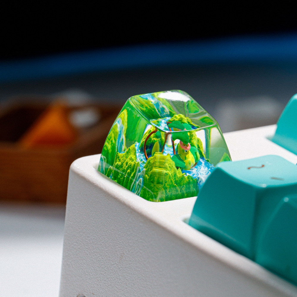 Pokemon - Victreebel Artisan Keycap Breakwooden 4