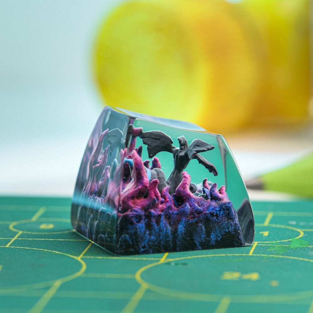 Pokemon - Zekrom Artisan Keycap Breakwooden