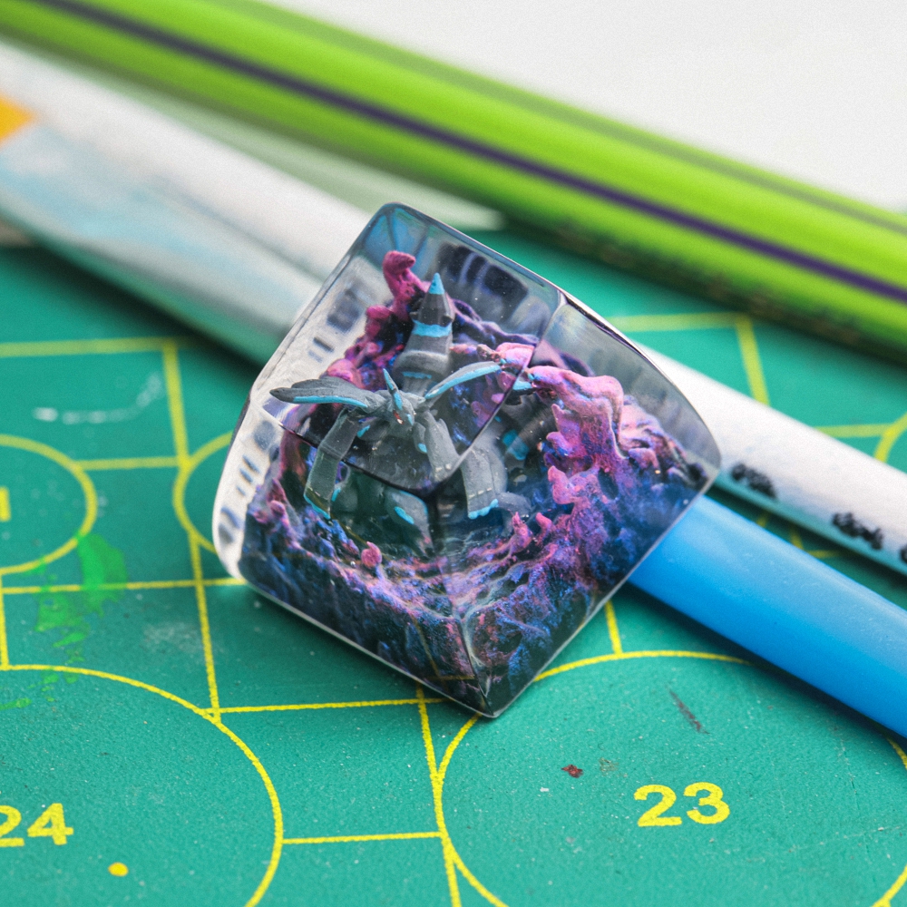 Pokemon - Zekrom Artisan Keycap Breakwooden